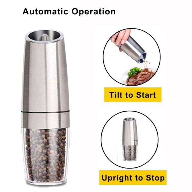 Automatic Electric Salt and Pepper Grinder